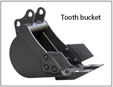 Huayee 8" Mini Excavator Digging Bucket With 25mm Pins