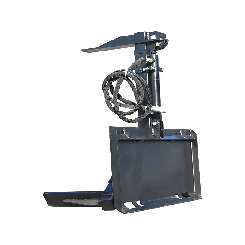 SKID STEER HYDRAULIC WHEEL/TIRE GRABBER MEANT FOR PICKING UP LARGE SEMI OR TRACTOR WHEELS