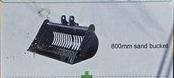 MINI EXCAVATOR SAND/SCREENING BUCKET FOR EXCAVATORS WITH 25MM PINS