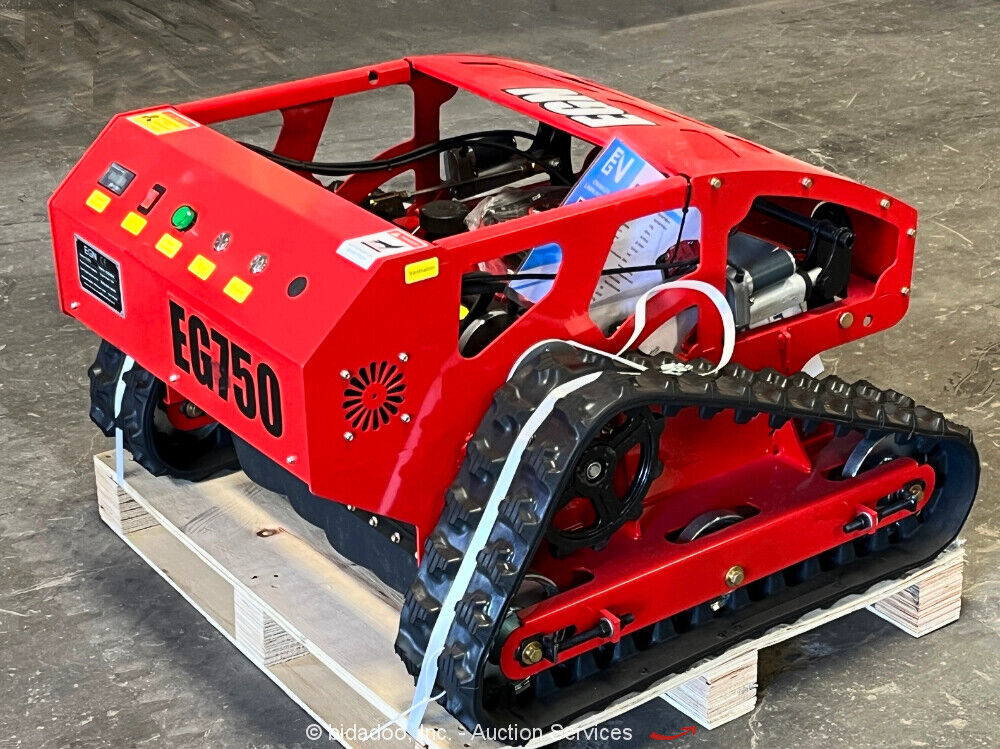 REMOTE CONTROL RUBBER TRACKED LAWN MOWER