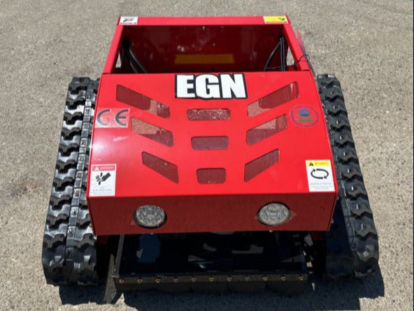 REMOTE CONTROL RUBBER TRACKED LAWN MOWER