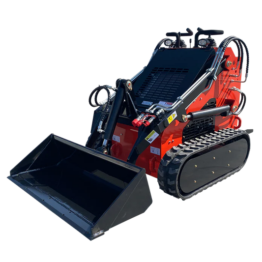 MINI SKID STEER. AGT LRT23 WITH 23HP V TWIN ENGINE AND AUX HYDRAULICS