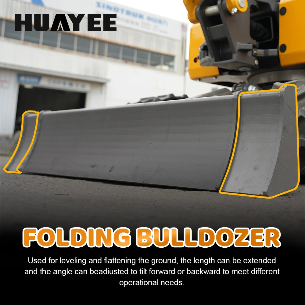 HUAYEE SHY20 MINI EXCAVATOR W/ KUBOTA D902 DIESEL ENGINE & LOADED W/ FEATURES