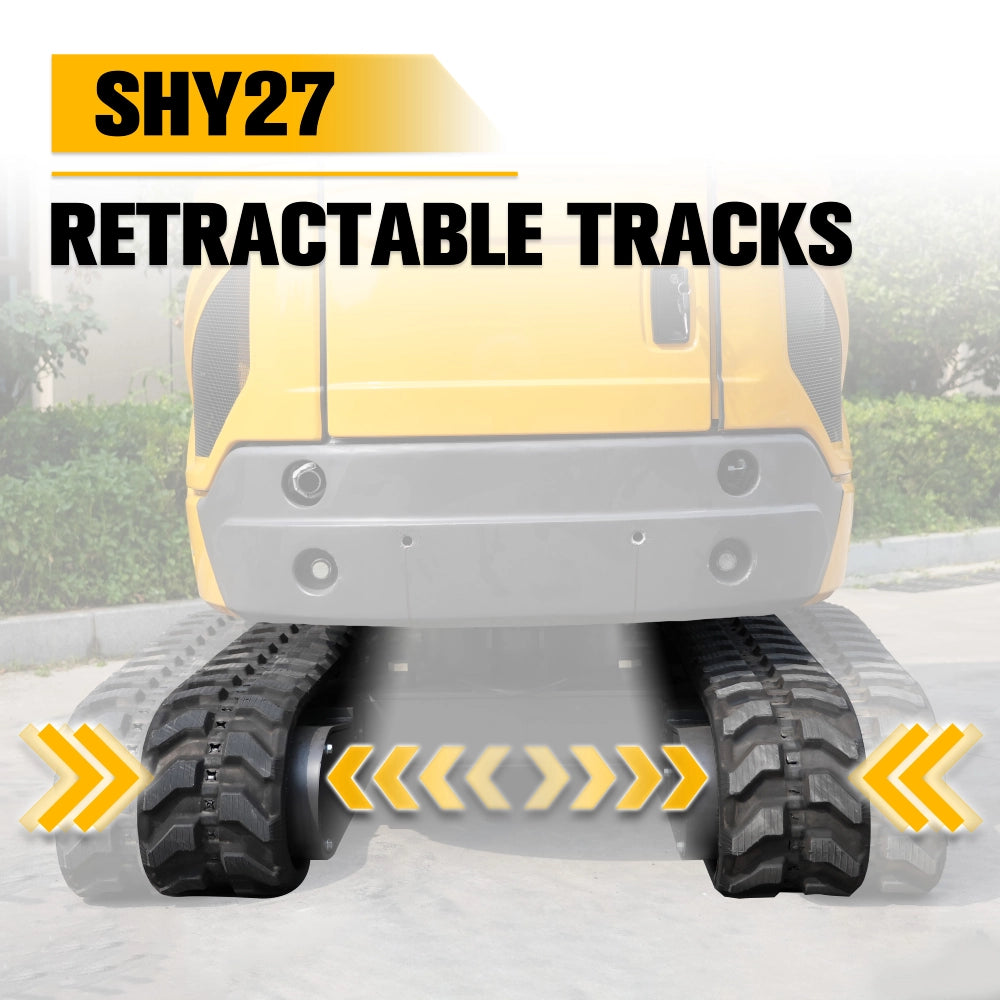 HUAYEE SHY27 MINI EXCAVATOR W/ KUBOTA D1105 ENGINE & LOADED WITH FEATURES