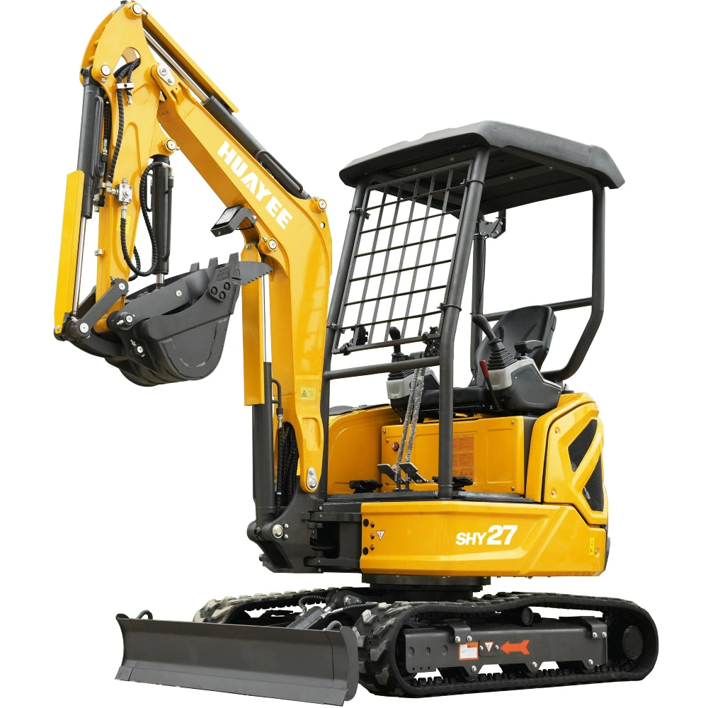 HUAYEE SHY27 MINI EXCAVATOR W/ KUBOTA D1105 ENGINE & LOADED WITH FEATURES