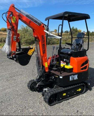 AGT NT18K MINI COMPACT EXCAVATOR WITH KUBOTA DIESEL
